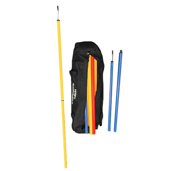 12 x 2 Piece Slalom Poles & Carry Bag
