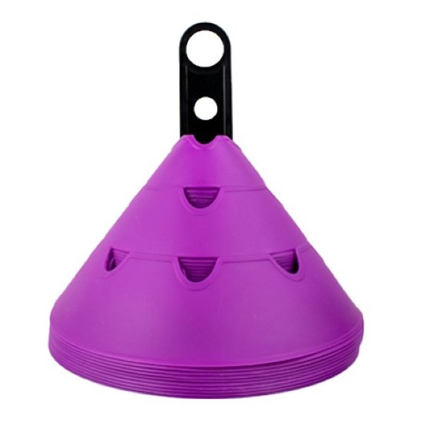 10 Purple Super Disc Cones