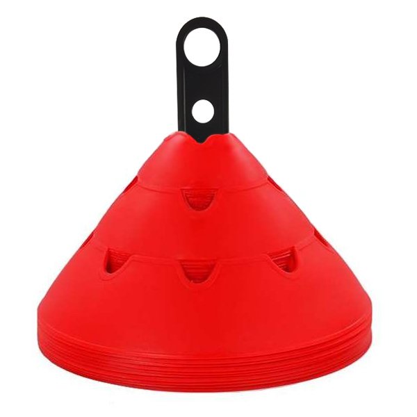 10 Red Super Disc Cones