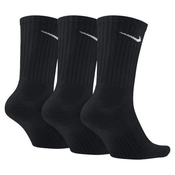 Nike Cushioned Crew Socks Black/White