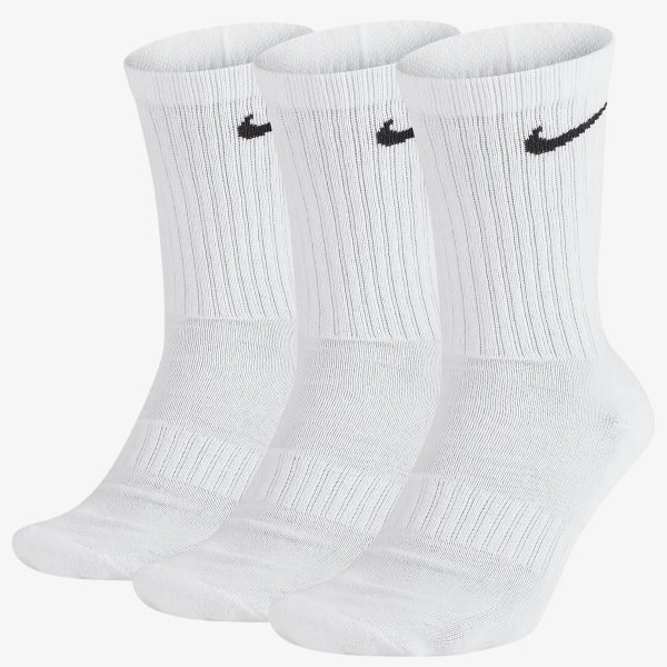 Nike Everyday Cushioned Socks White/Black