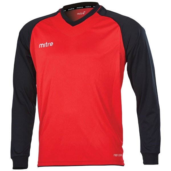 Mitre Cabrio Scarlet/Black Football Shirt