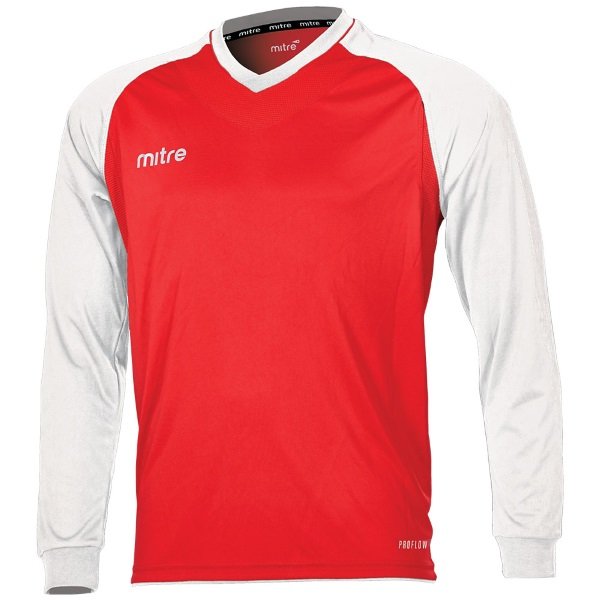 Mitre Cabrio Scarlet/White Football Shirt
