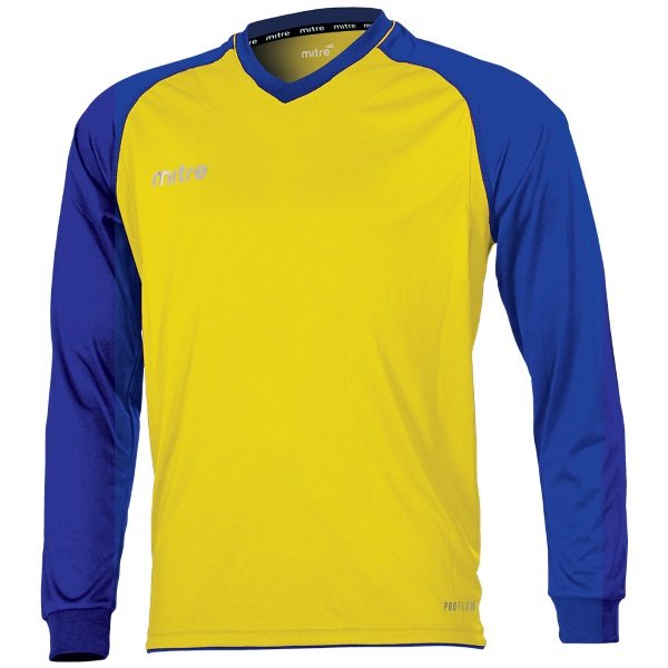 Mitre Cabrio Yellow/Royal Football Shirt
