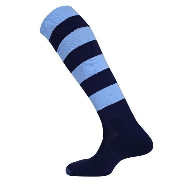 Prostar Mercury Hoops Navy/Sky Sock