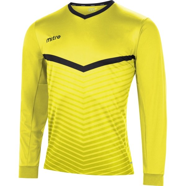Mitre Unite Yellow/Black Football Shirt